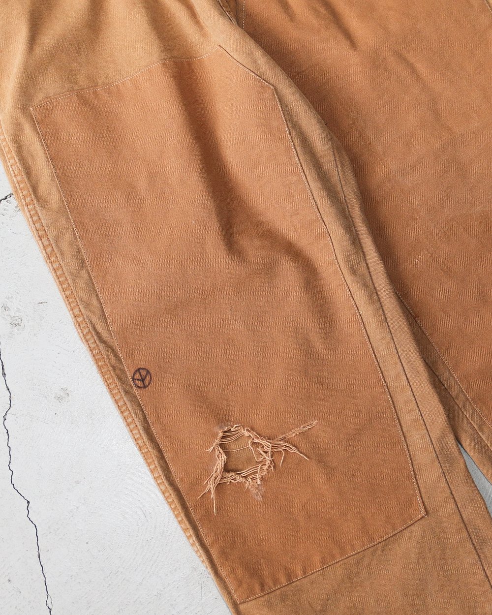 SUNNY SIDE UP REMAKE DUCK PAINTER PANTS Size 4
