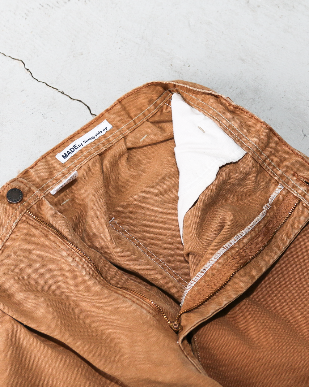 SUNNY SIDE UP REMAKE DUCK PAINTER PANTS Size 4