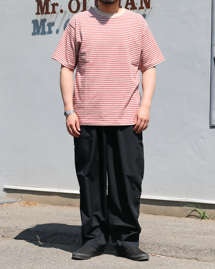 B.T.R. Behind The River "Gordie" Border Tee Ace(Red)
