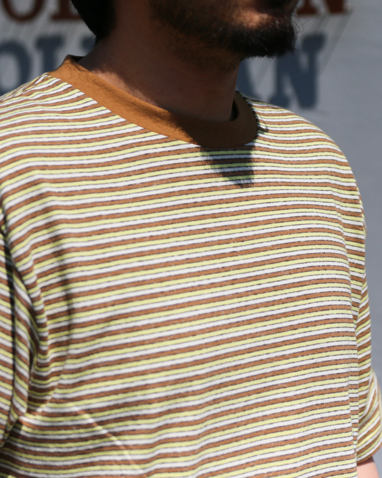 B.T.R. Behind The River "Gordie" Border Tee Eyeball(Yellow)
