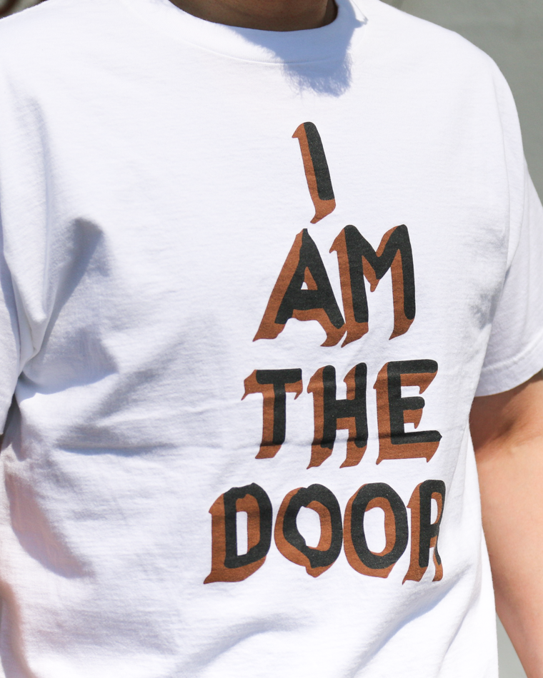 City Lights Bookstore I AM THE DOOR Tee White