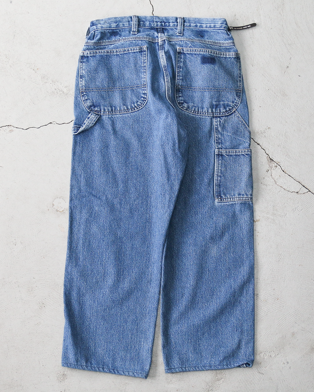 SUNNY SIDE UP REMAKE DENIM PAINTER PANTS Size 3