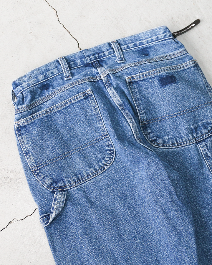 SUNNY SIDE UP REMAKE DENIM PAINTER PANTS Size 3