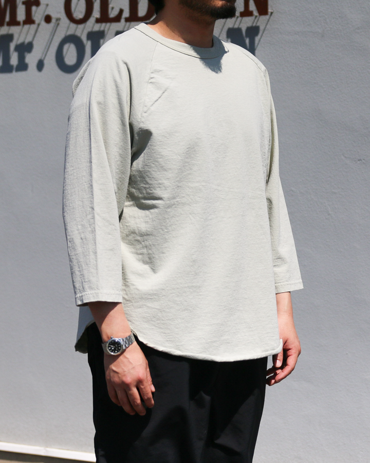 WALLA WALLA SPORT 3/4 BASEBALL TEE SOLID Pistachio