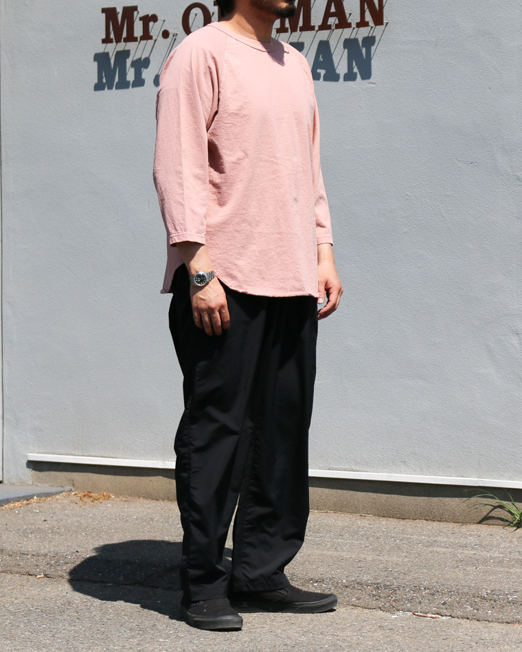 WALLA WALLA SPORT 3/4 BASEBALL TEE SOLID Pink Brown