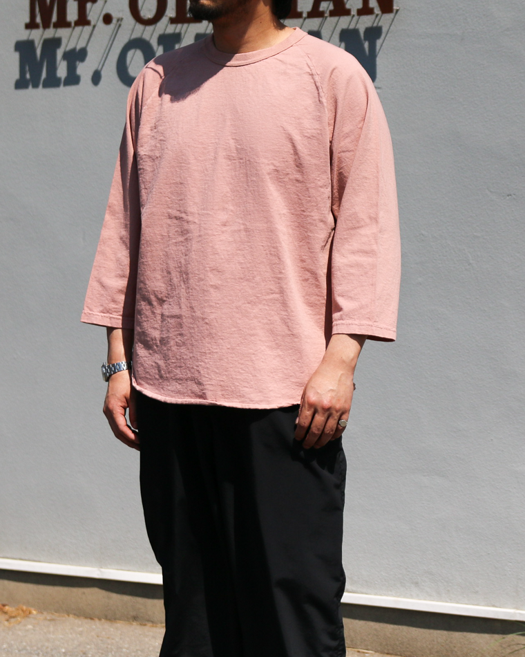 WALLA WALLA SPORT 3/4 BASEBALL TEE SOLID Pink Brown