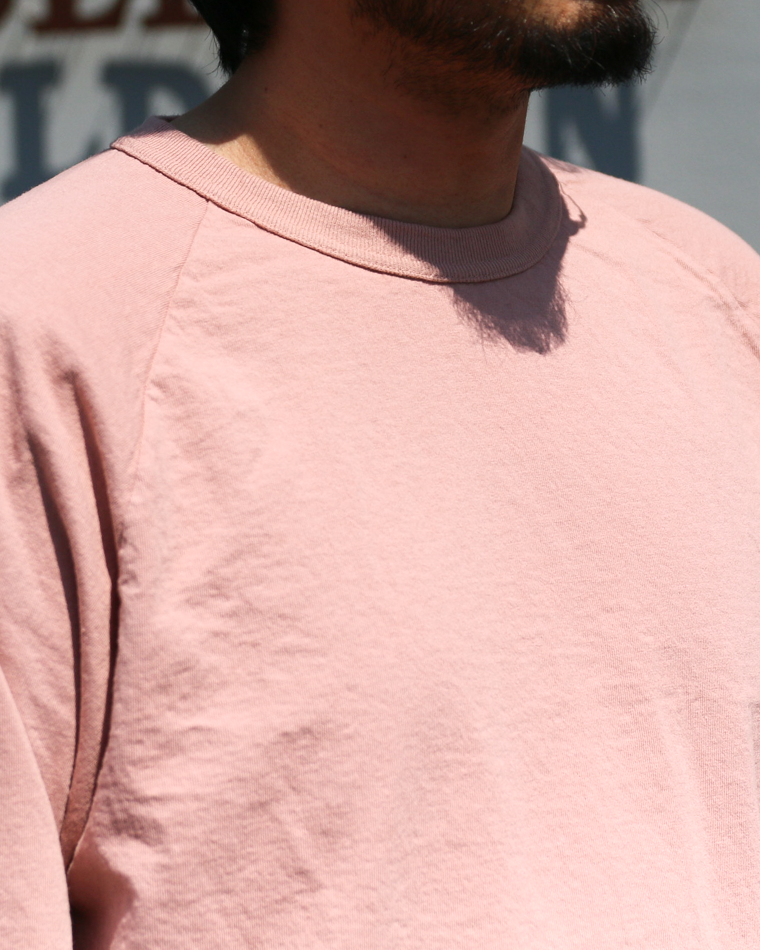 WALLA WALLA SPORT 3/4 BASEBALL TEE SOLID Pink Brown