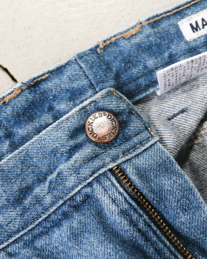 SUNNY SIDE UP REMAKE DENIM PAINTER PANTS Size 4