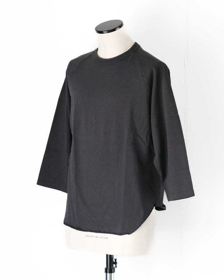 WALLA WALLA SPORT 3/4 BASEBALL TEE SOLID Used Black
