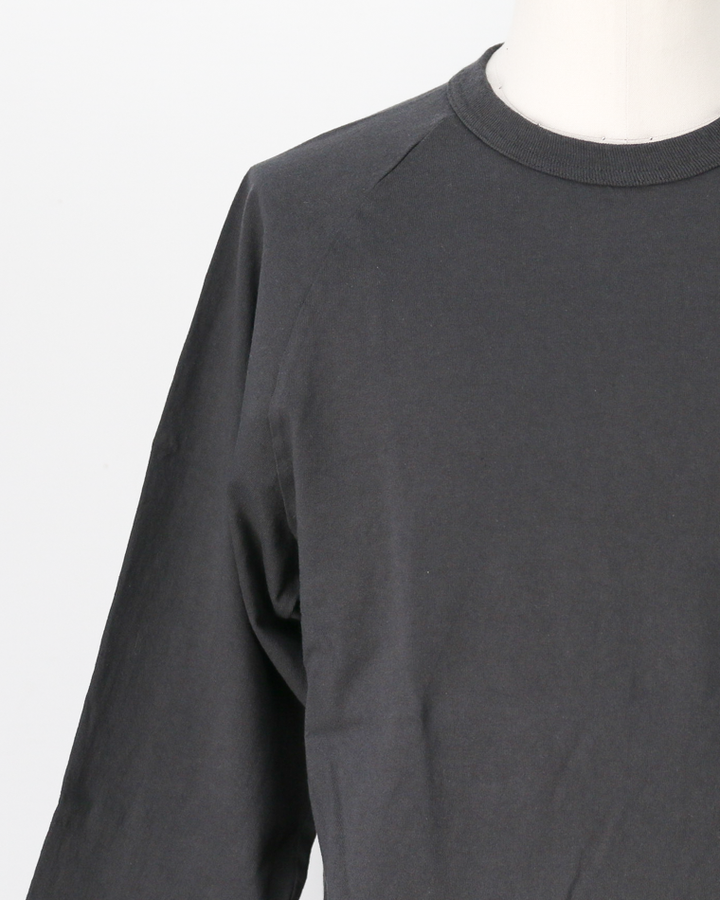 WALLA WALLA SPORT 3/4 BASEBALL TEE SOLID Used Black