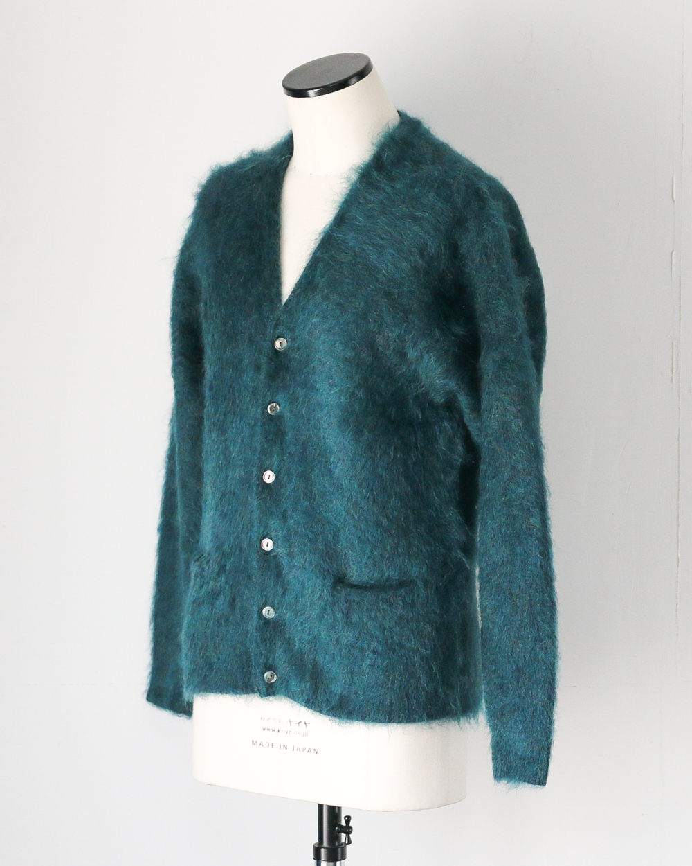 A.R.P.® Authentic Reproduction Products® モヘアカーディガン Premium Classic Mohair Cardigan W/Pocket "Sapphire Blue"
