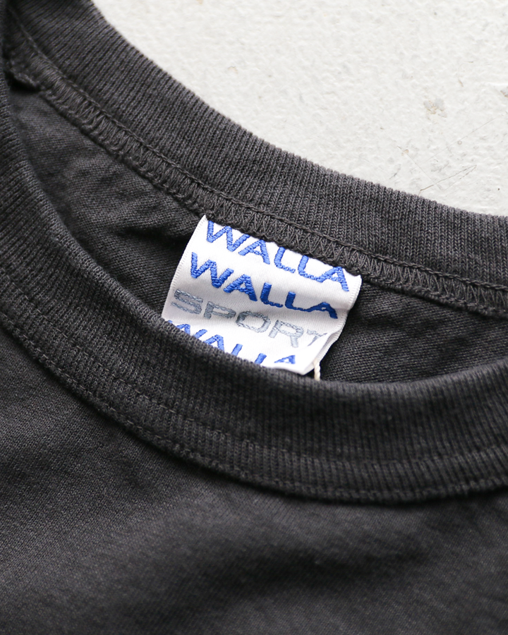 WALLA WALLA SPORT 3/4 BASEBALL TEE SOLID Used Black
