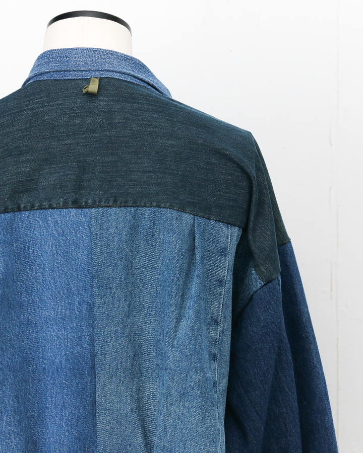 SUNNY SIDE UP REMAKE DENIM 1ST T-BACK WIDE JACKET B