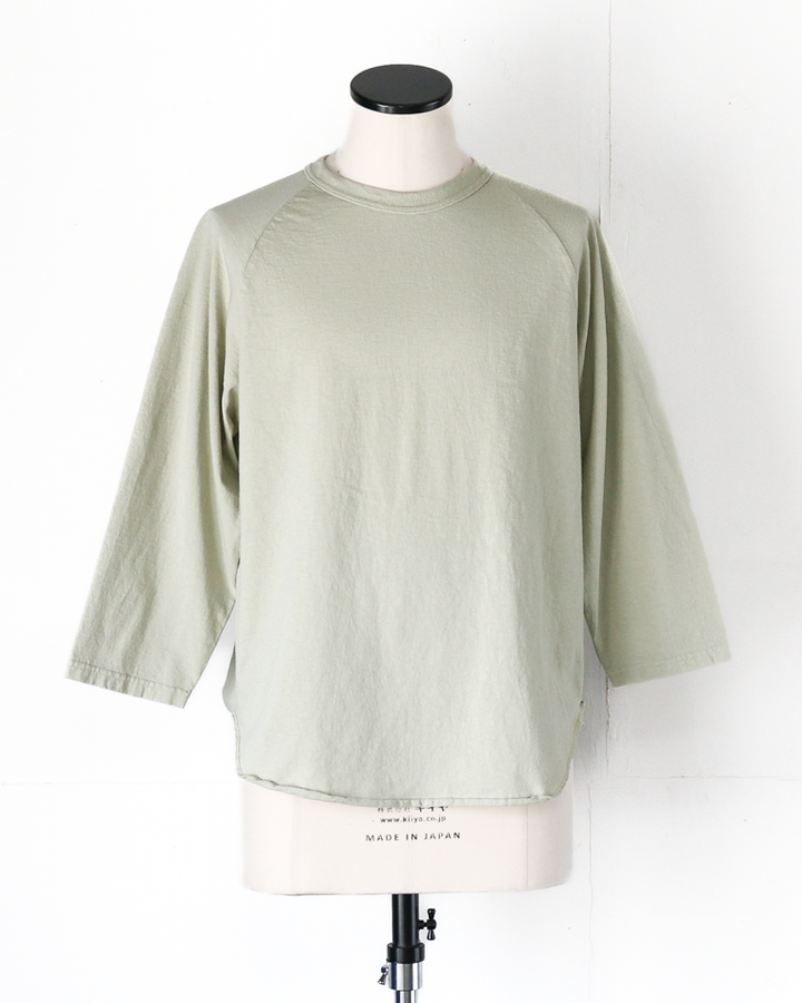 WALLA WALLA SPORT 3/4 BASEBALL TEE SOLID Pistachio