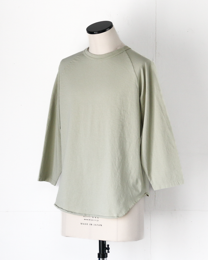 WALLA WALLA SPORT 3/4 BASEBALL TEE SOLID Pistachio