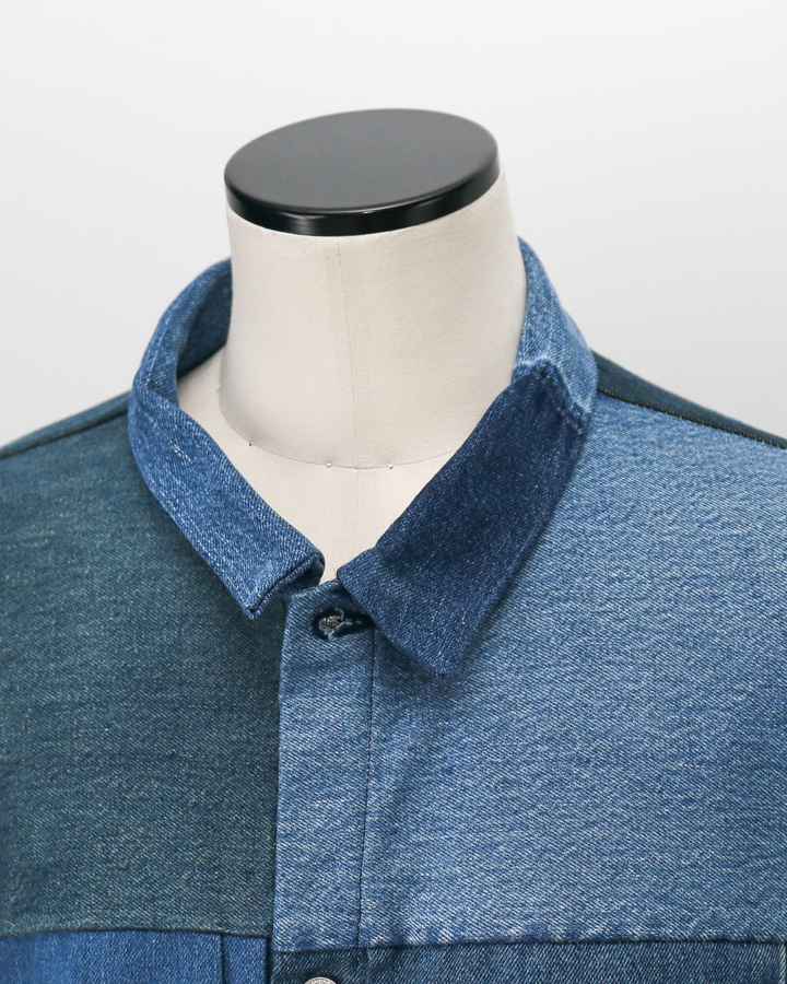 SUNNY SIDE UP REMAKE DENIM 1ST T-BACK WIDE JACKET B