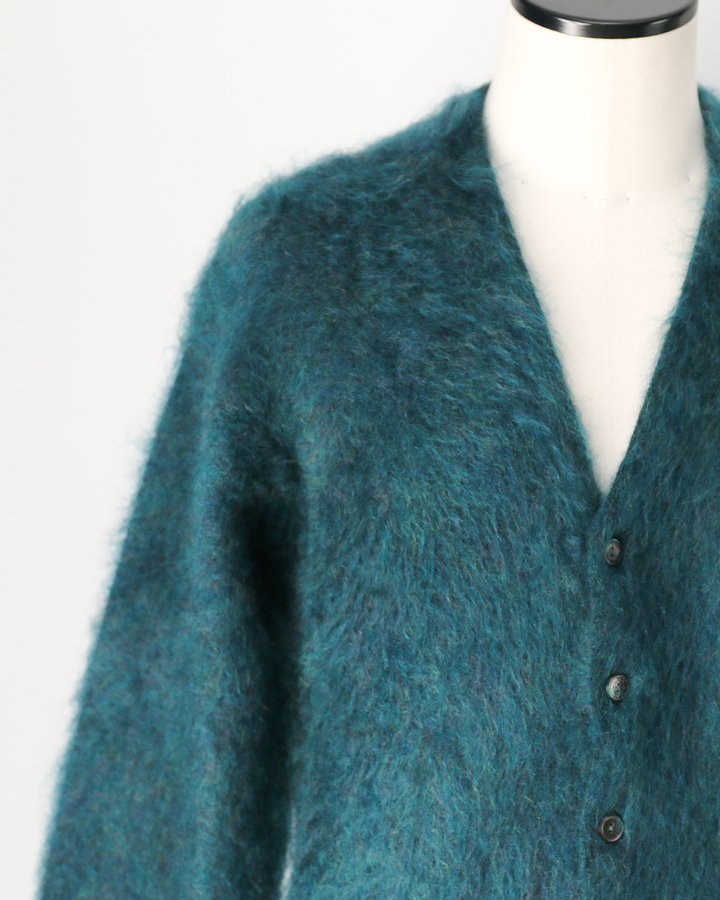 A.R.P.® Authentic Reproduction Products® モヘアカーディガン Premium Classic Mohair Cardigan W/Pocket "Sapphire Blue"