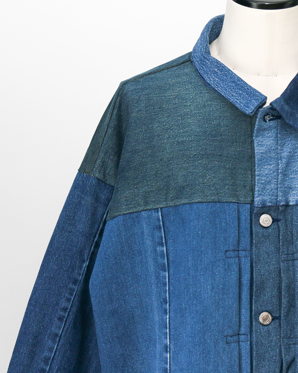 SUNNY SIDE UP REMAKE DENIM 1ST T-BACK WIDE JACKET B