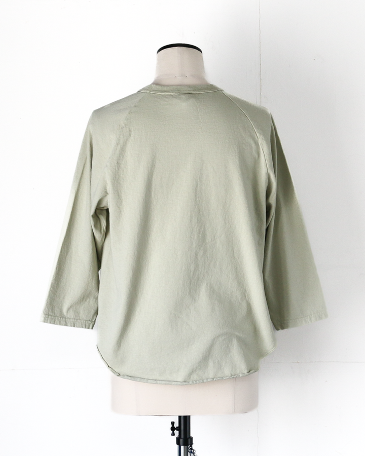 WALLA WALLA SPORT 3/4 BASEBALL TEE SOLID Pistachio