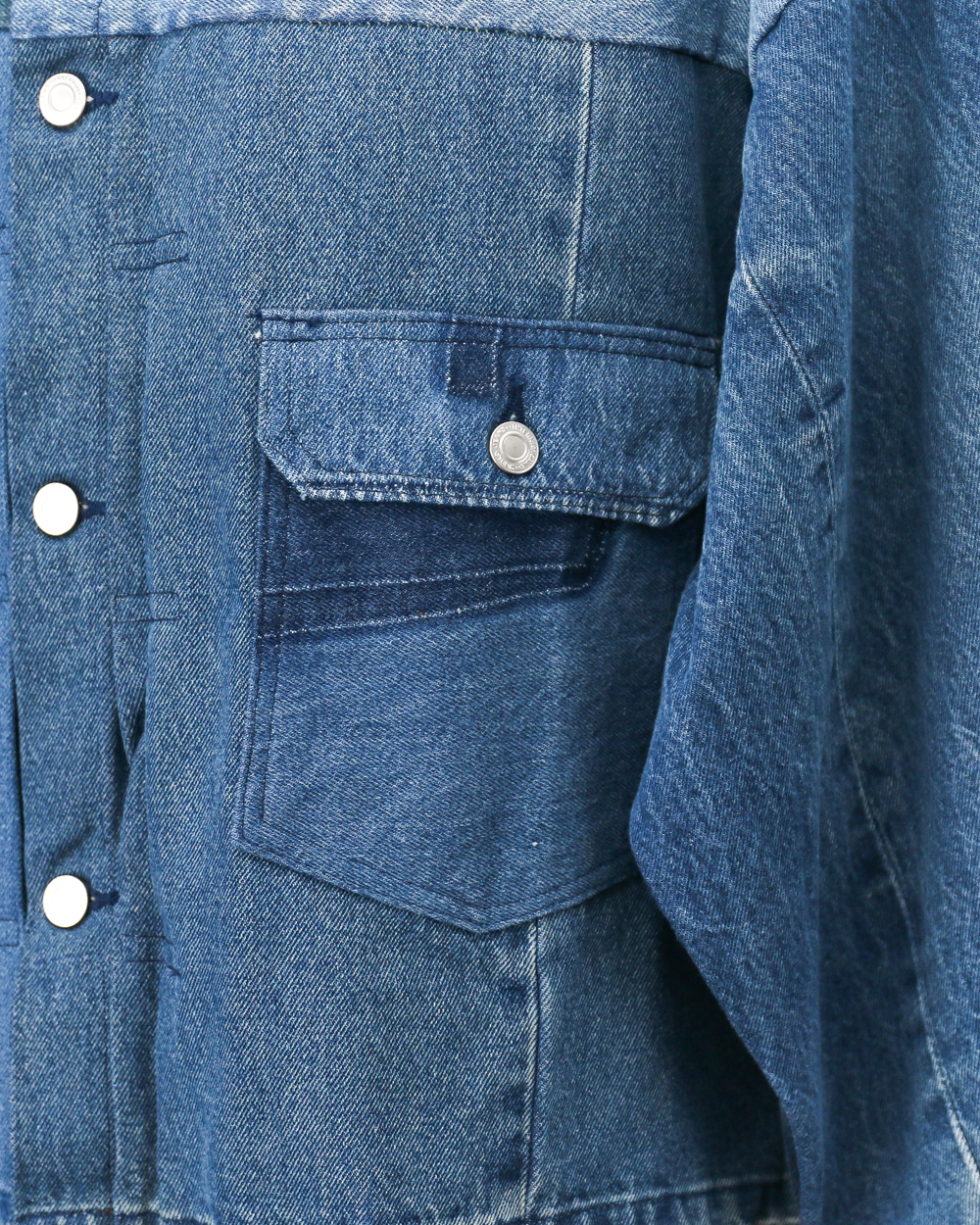 SUNNY SIDE UP REMAKE DENIM 1ST T-BACK WIDE JACKET B