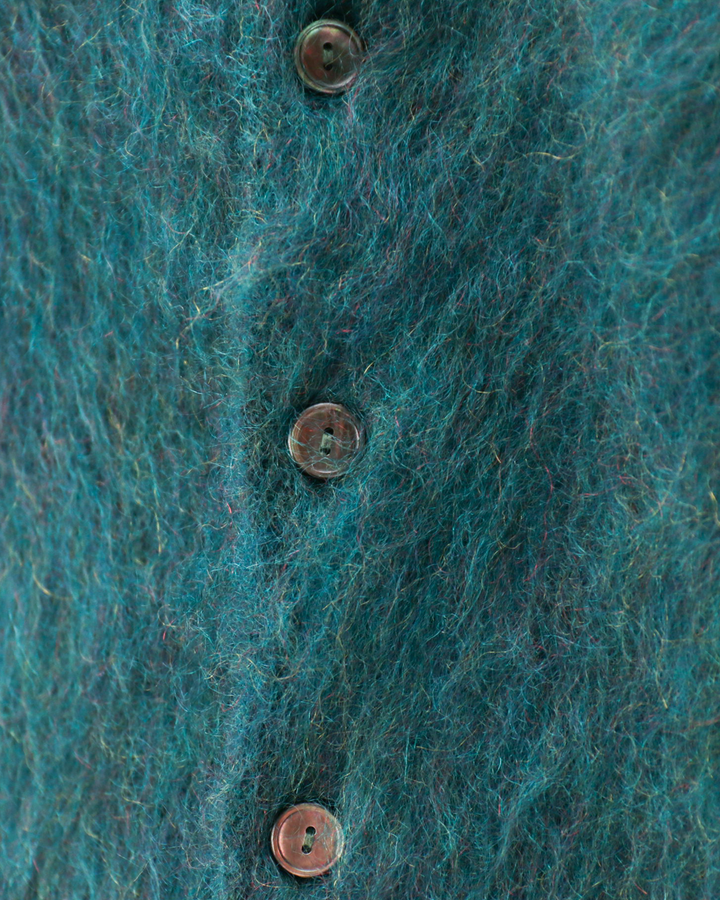 A.R.P.® Authentic Reproduction Products® モヘアカーディガン Premium Classic Mohair Cardigan W/Pocket "Sapphire Blue"