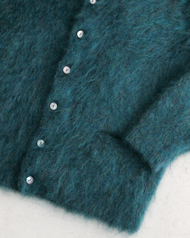 A.R.P.® Authentic Reproduction Products® モヘアカーディガン Premium Classic Mohair Cardigan W/Pocket "Sapphire Blue"