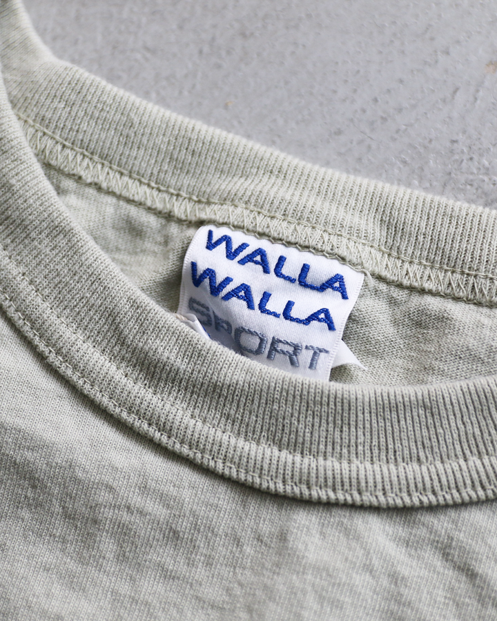 WALLA WALLA SPORT 3/4 BASEBALL TEE SOLID Pistachio