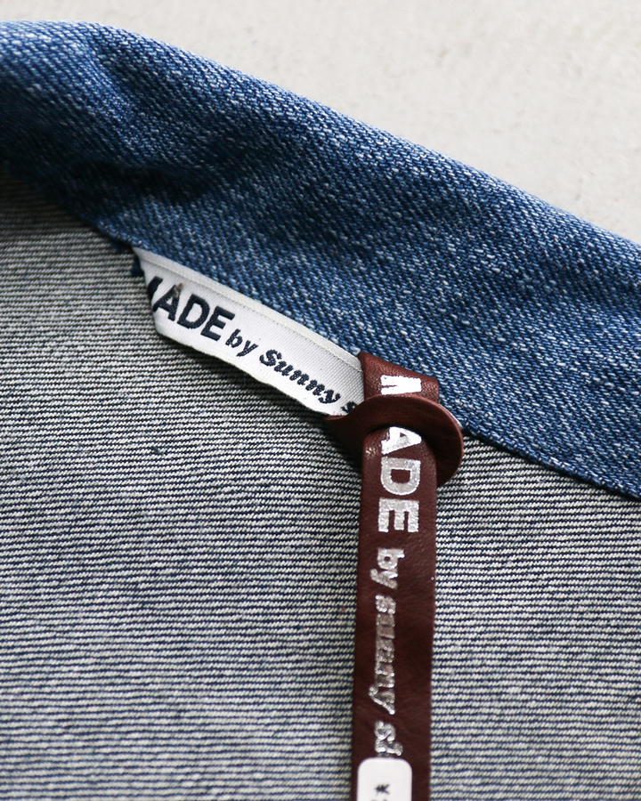 SUNNY SIDE UP REMAKE DENIM 1ST T-BACK WIDE JACKET B