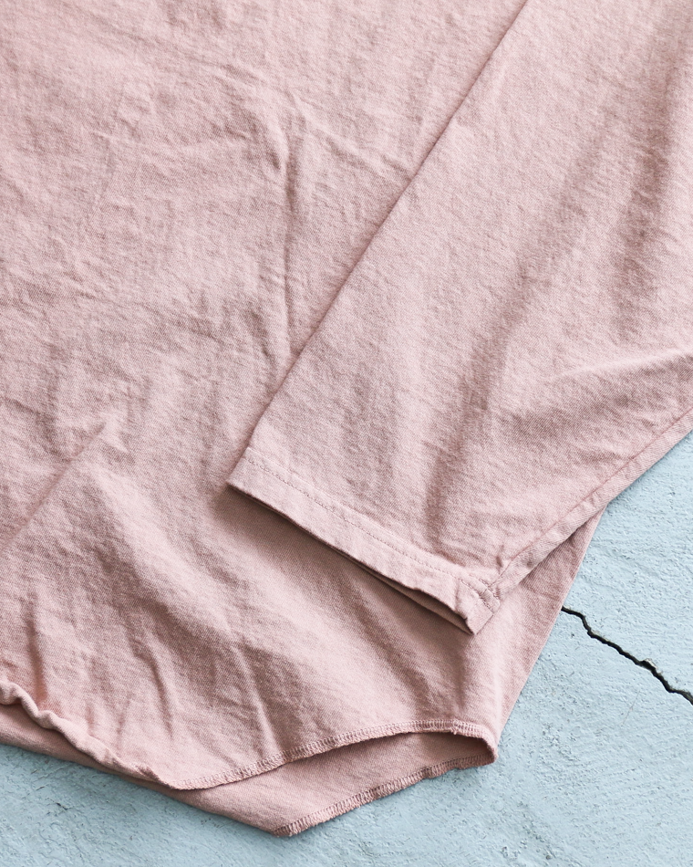 WALLA WALLA SPORT 3/4 BASEBALL TEE SOLID Pink Brown
