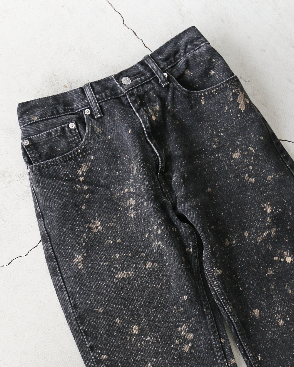 Nasngwam ナスングワム GALAXY DENIM PANTS Black M