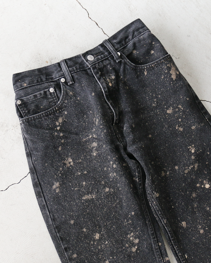 Nasngwam ナスングワム GALAXY DENIM PANTS Black M
