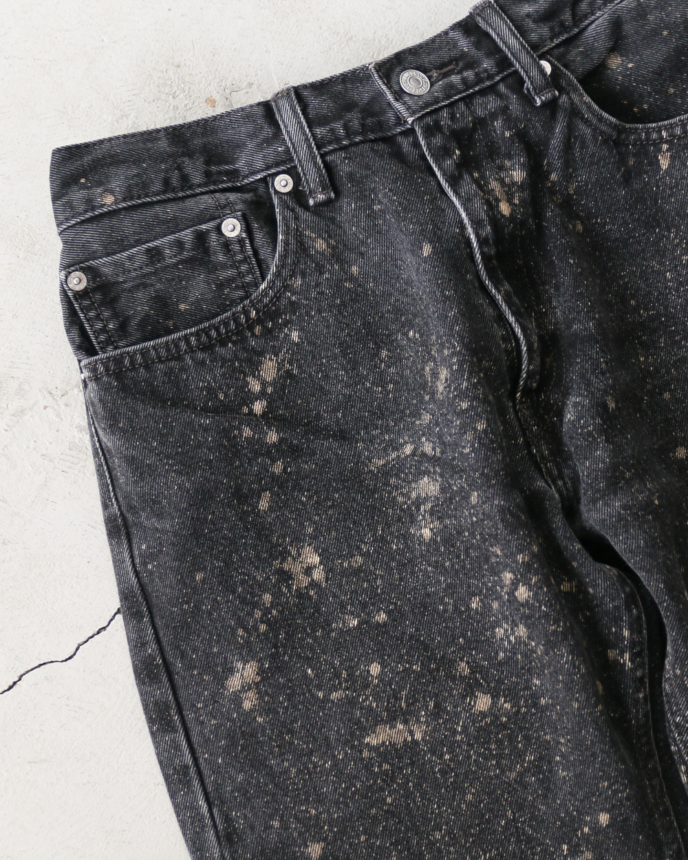 Nasngwam ナスングワム GALAXY DENIM PANTS Black M