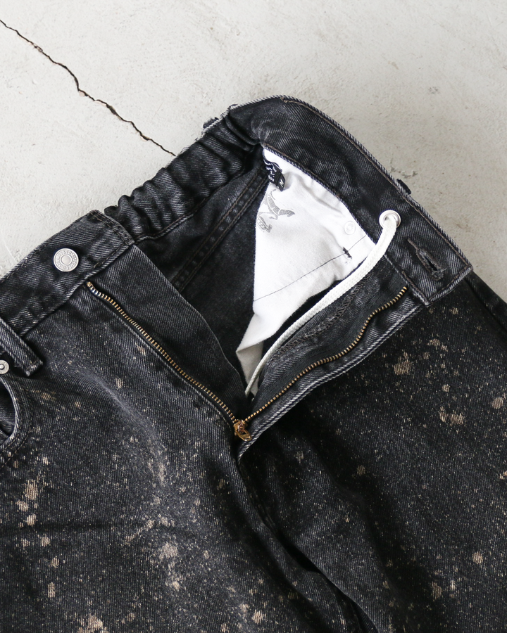 Nasngwam ナスングワム GALAXY DENIM PANTS Black M