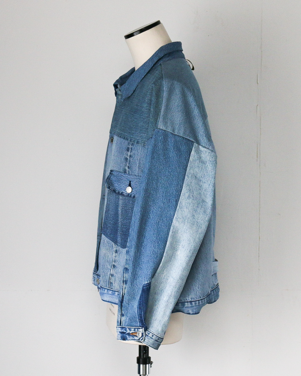 SUNNY SIDE UP REMAKE DENIM 1ST T-BACK WIDE JACKET A