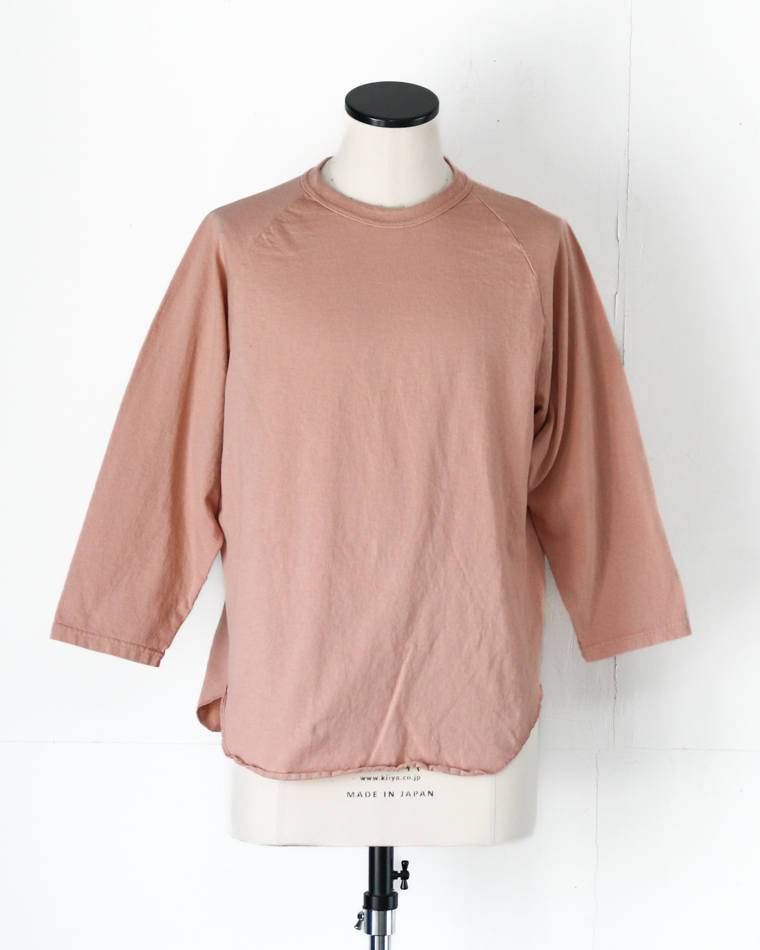 WALLA WALLA SPORT 3/4 BASEBALL TEE SOLID Pink Brown