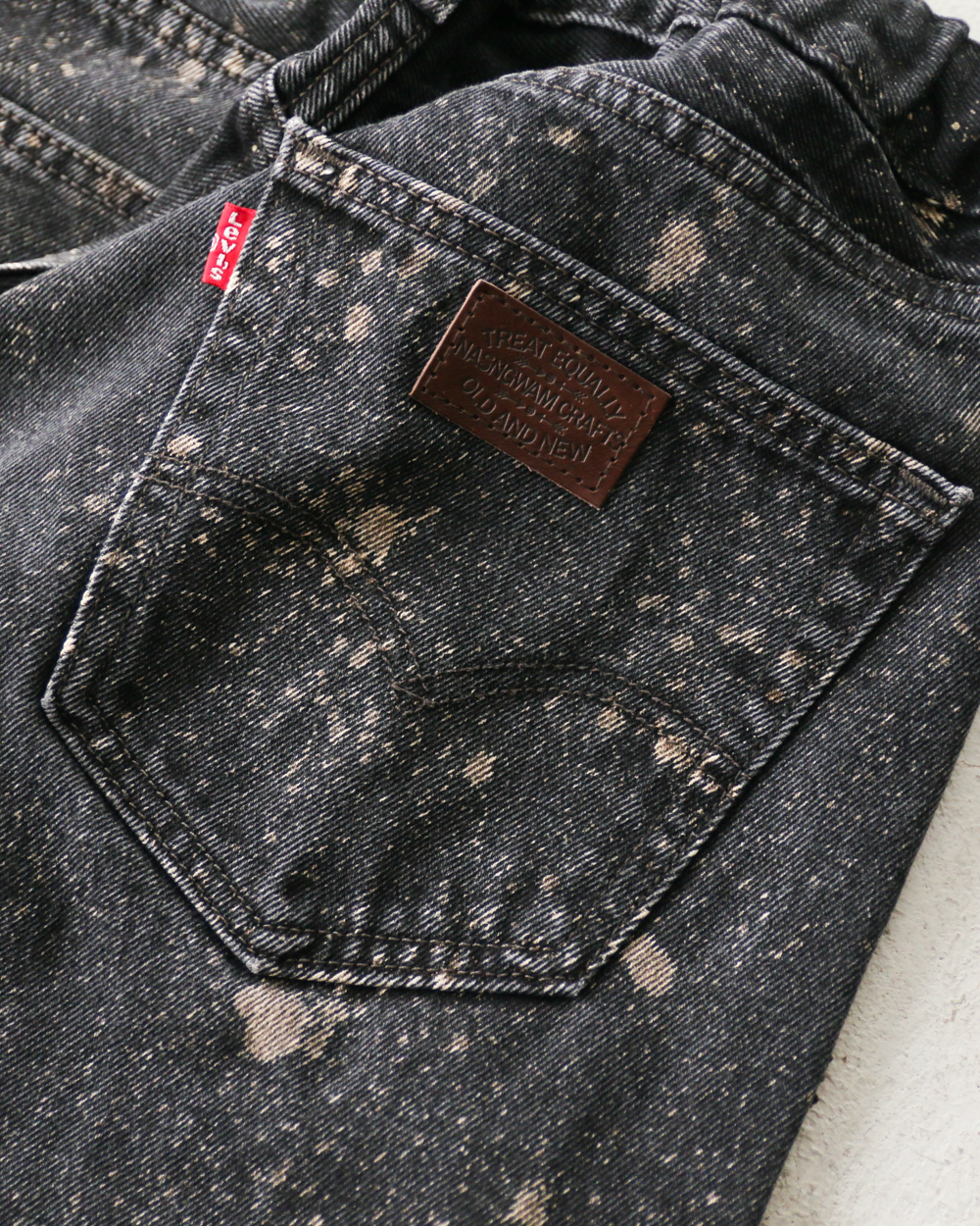 Nasngwam ナスングワム GALAXY DENIM PANTS Black M