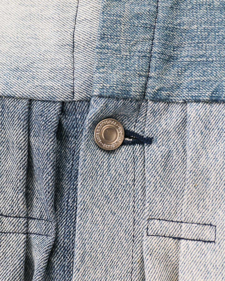 SUNNY SIDE UP REMAKE DENIM 1ST T-BACK WIDE JACKET A