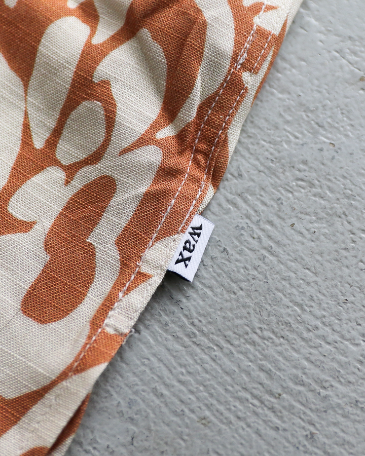 Wax London Two Tone Floral Shirt Beige
