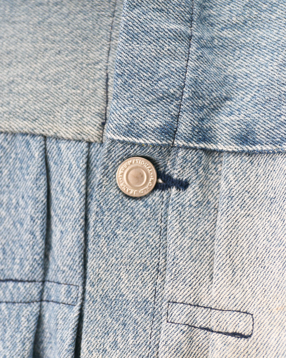 SUNNY SIDE UP REMAKE DENIM 1ST T-BACK WIDE JACKET C