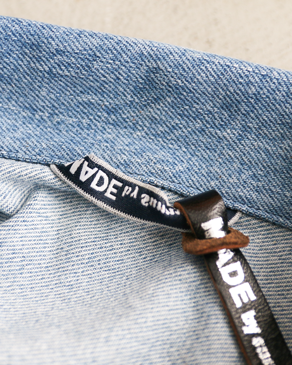 SUNNY SIDE UP REMAKE DENIM 1ST T-BACK WIDE JACKET C