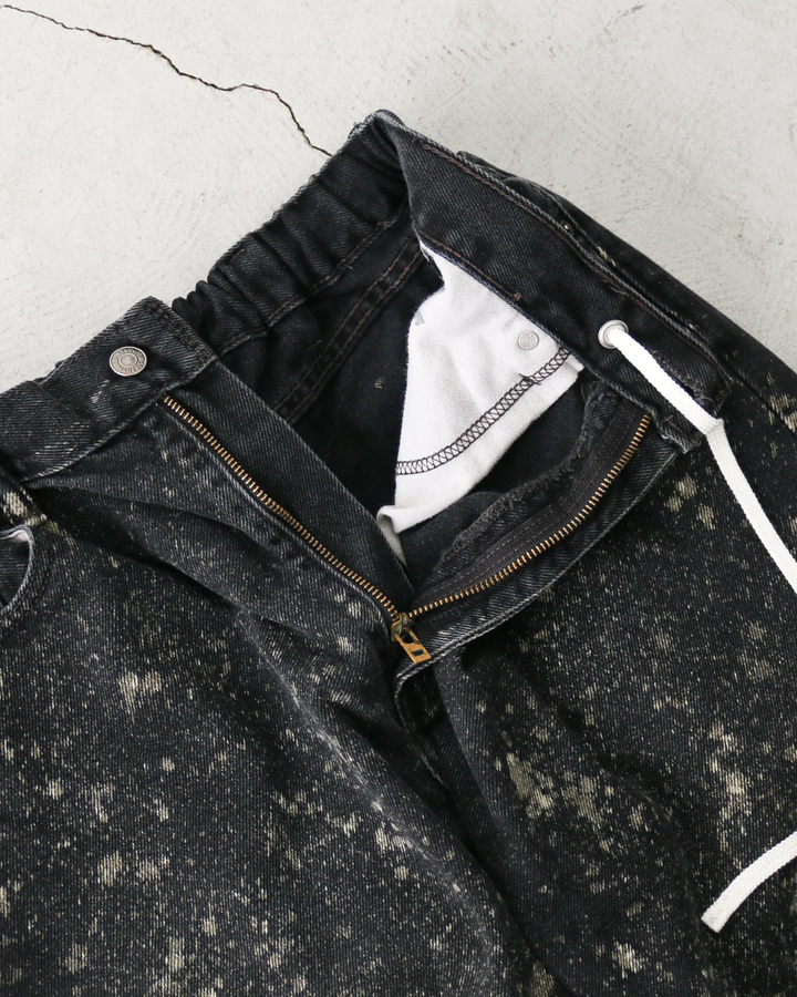 Nasngwam ナスングワム GALAXY DENIM PANTS Black L-1