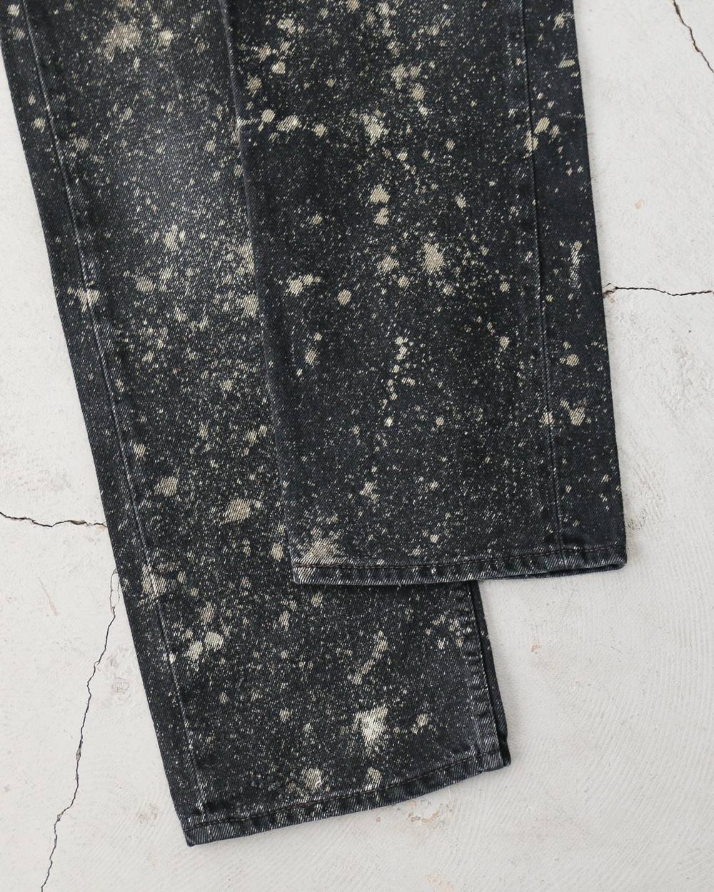 Nasngwam ナスングワム GALAXY DENIM PANTS Black L-1