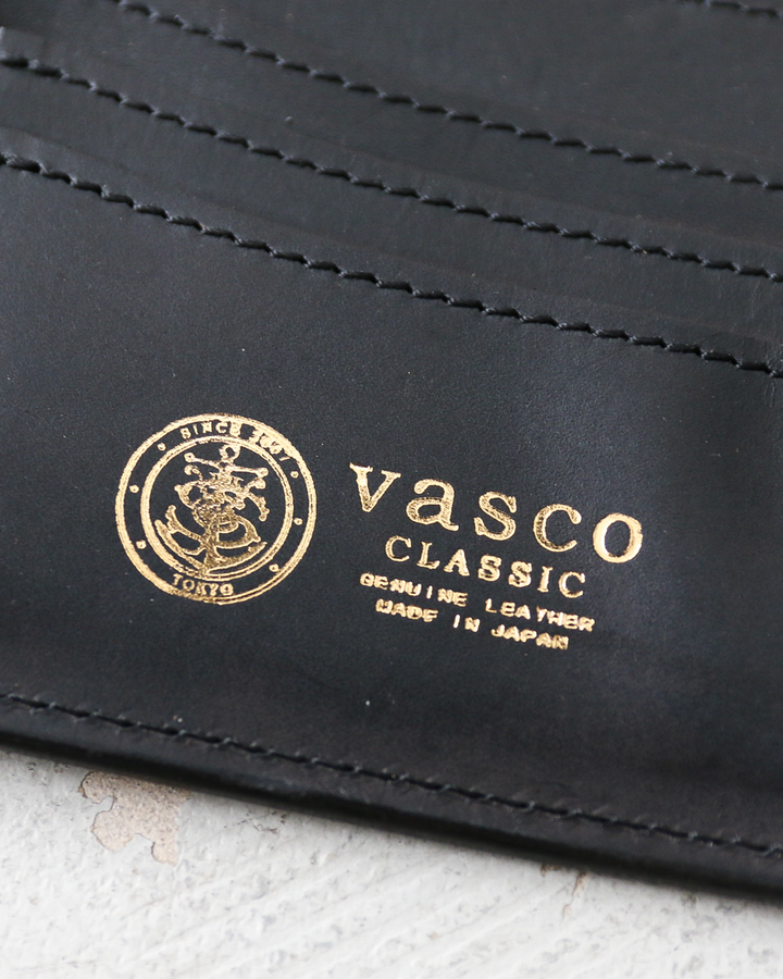 VASCO VSC-700 LEATHER VOYAGE SHORT WALLET NERO(Black)
