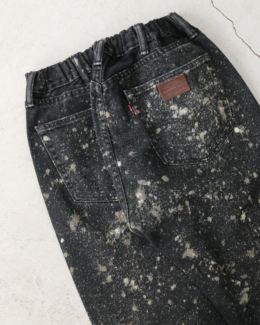 Nasngwam ナスングワム GALAXY DENIM PANTS Black L-1
