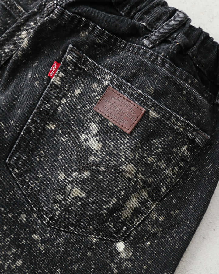Nasngwam ナスングワム GALAXY DENIM PANTS Black L-1
