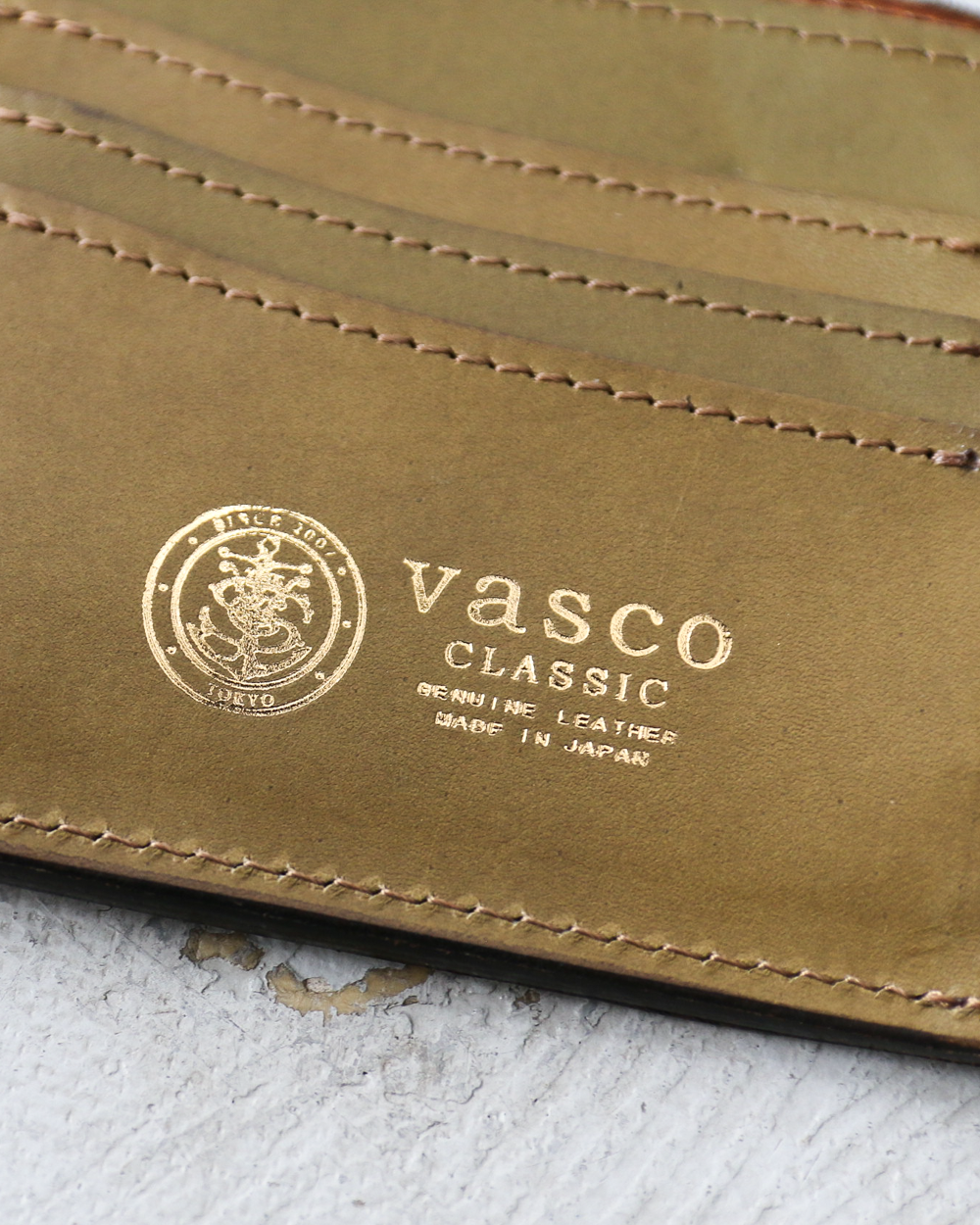 VASCO VSC-700 LEATHER VOYAGE SHORT WALLET VERDE(Olive)