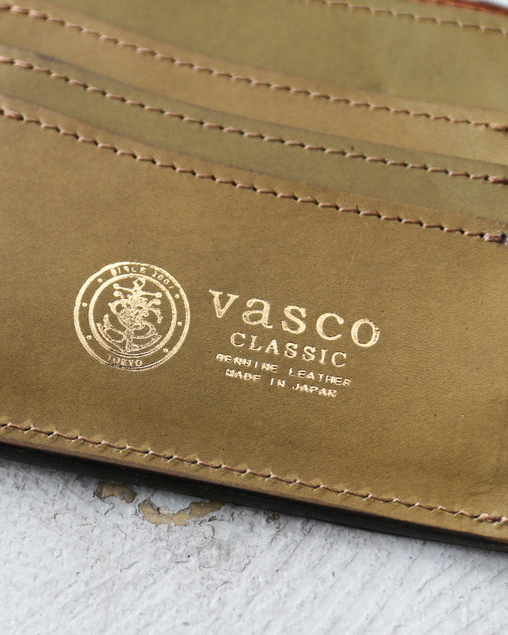 VASCO VSC-700 LEATHER VOYAGE SHORT WALLET VERDE(Olive)