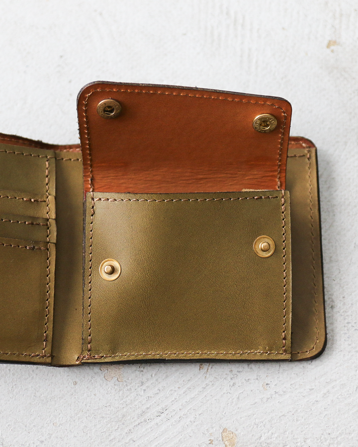 VASCO VSC-700 LEATHER VOYAGE SHORT WALLET VERDE(Olive)