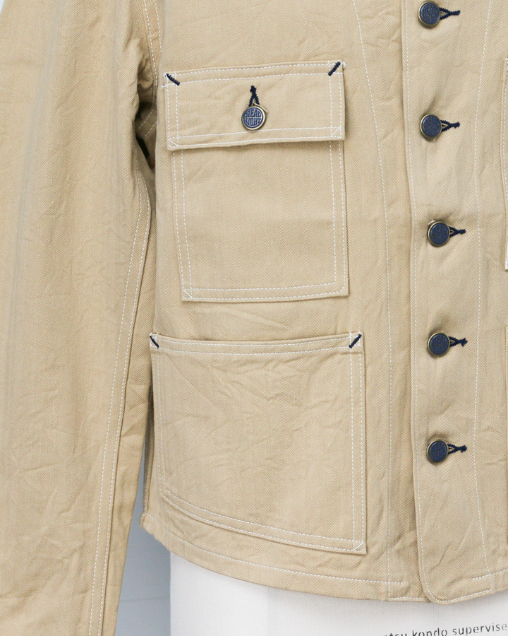 HEADLIGHT HD15909 10oz. RANDOM HBT WORK VEST Khaki