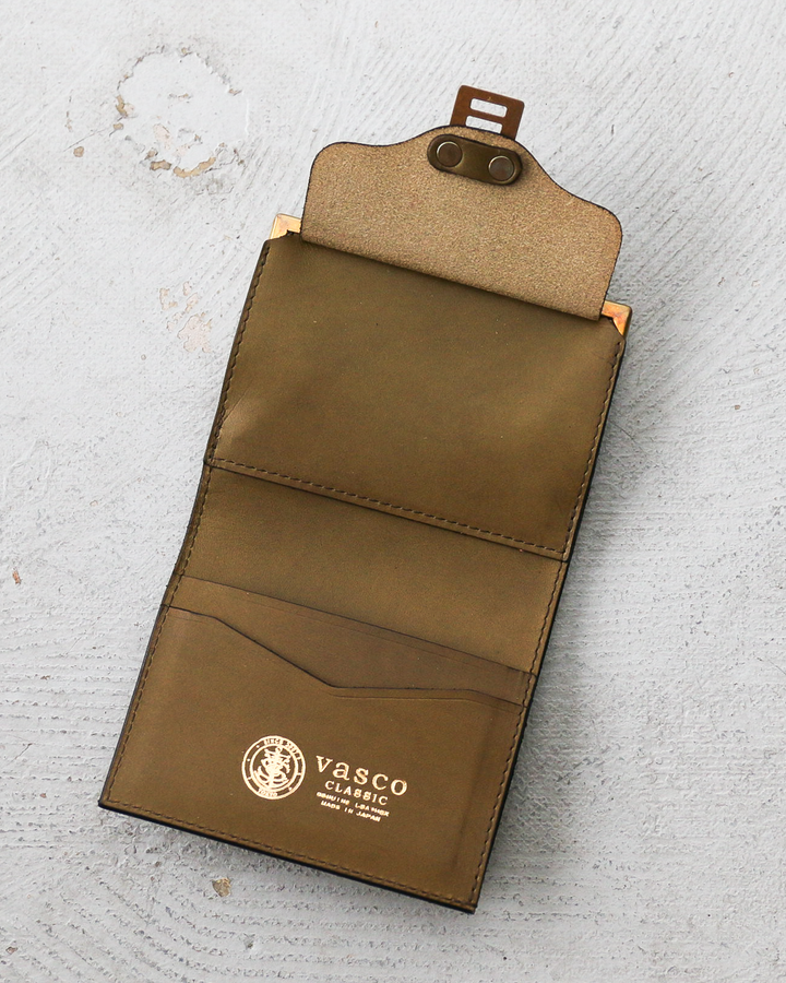 VASCO VSC-713 LEATHER VOYAGE PURSE WALLET VERDE(Olive)